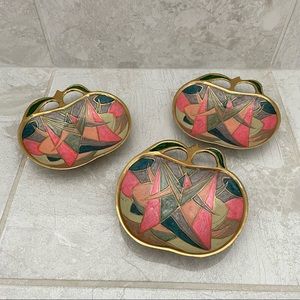 Apple Trinket Dishes 3pc